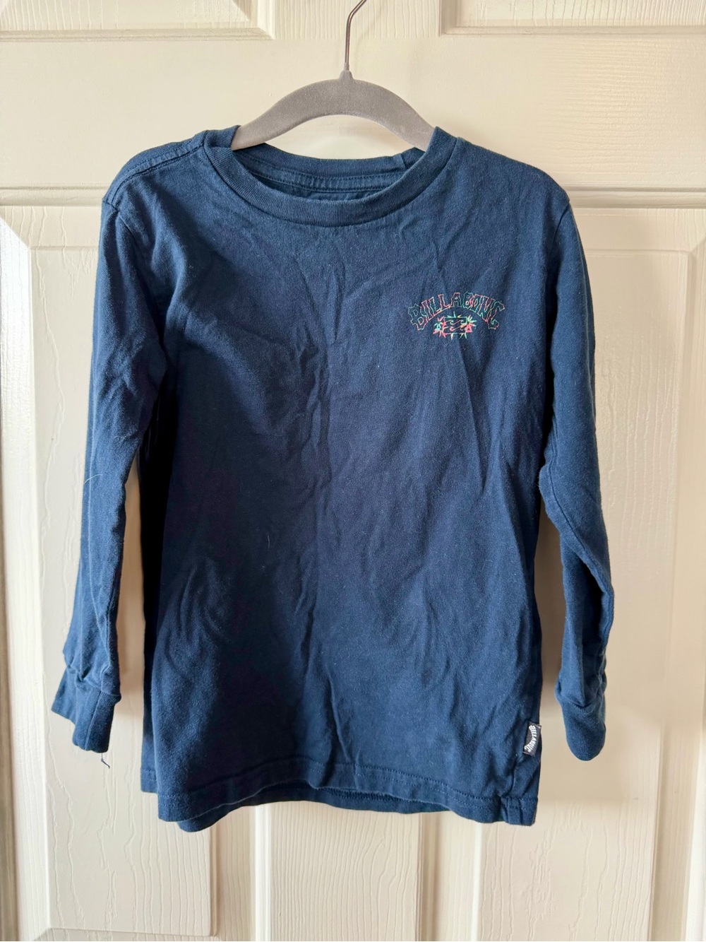 Little Boys Billabong Navy Long-Sleeve Graphic Tee Size 5
